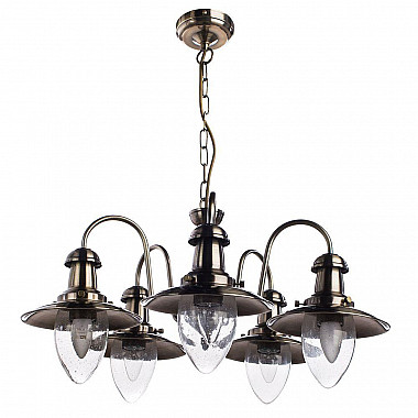 Подвесная люстра Arte Lamp Fisherman A5518LM-5AB