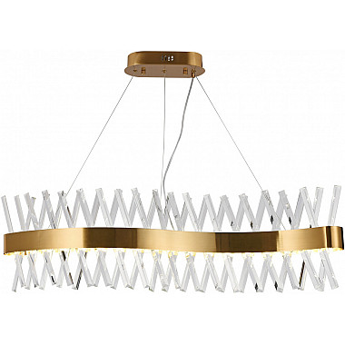 Подвесная люстра LED LAMPS 81357 GOLD SATIN
