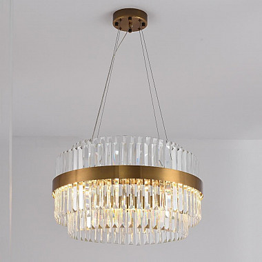 Подвесная светодиодная люстра Lumina Deco Ringletti LDP 8017-600 MD
