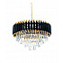 Подвесная люстра Lumina Deco Funneli LDP 6003-500 BK+F.GD