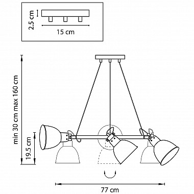 Подвесная люстра Lightstar Acrobata 761164