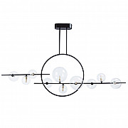 Подвесная светодиодная люстра Arte Lamp Saturn A7790SP-75BK