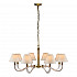 Подвесная люстра iLamp Amber YT2043-8 GD+Coffee