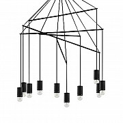 Подвесная люстра Ideal Lux Pop SP10 Nero 158860