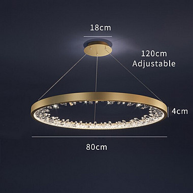 Подвесная люстра XD XD-80 gold