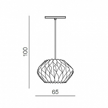 Подвесная люстра Azzardo Ruben L AZ2382