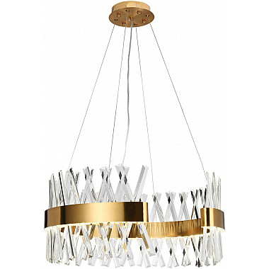 Подвесная люстра LED LAMPS 81358 GOLD SATIN