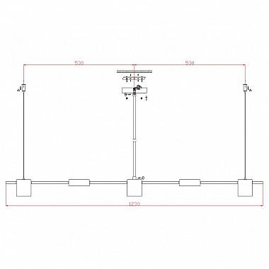 Подвесная светодиодная люстра Kink Light Карин 07624-5,02
