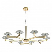 Подвесная люстра Crystal Lux Rebeca SP10 Gold