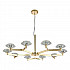 Подвесная люстра Crystal Lux Rebeca SP10 Gold