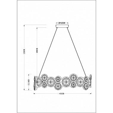 Подвесная люстра Sarah A1062SP-6CC