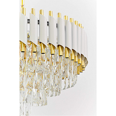 Подвесная люстра Mazini LDP 6003-500 WT+F.GD