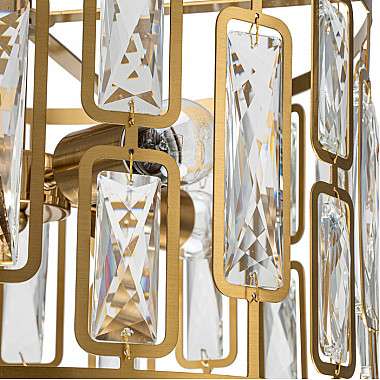 Подвесная люстра Glow 2102/4S Gold
