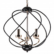 Подвесная люстра IMEX MD.0703-3-P BK+FGD