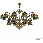 Подвесная люстра Verona 72111/12+6/420 AZ G P1 D Amber-Green/H-1I
