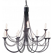 Подвесная люстра Carisbrooke CB12-BLACK