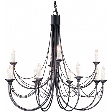 Подвесная люстра Carisbrooke CB12-BLACK