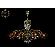 Подвесная люстра 31.31 31.31.8.NV215IV.150SP.G.Sp.Amber.1B