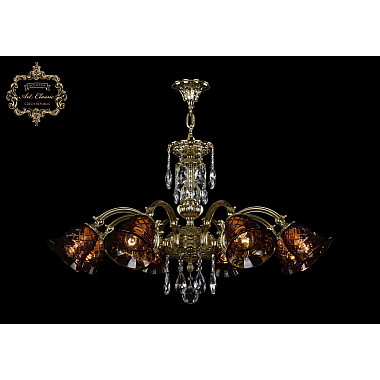 Подвесная люстра 31.31 31.31.8.NV215IV.150SP.G.Sp.Amber.1B