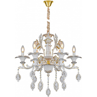 Подвесная люстра CLEOPATRA CLEOPATRA SP6 WH+GL