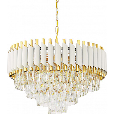 Подвесная люстра Mazini LDP 6003-500 WT+F.GD