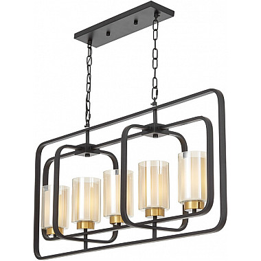 Подвесная люстра Indivia LDP 1238-5 BK+MD