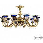 Подвесная люстра Verona 72209P/10/250 G P2 U Amber-Blue/H-1H