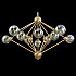 Подвесная люстра Crystal Lux Francisca SP10 Gold/Cognac