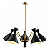 Подвесная люстра Crystal Lux Joven SP5 Gold/Black