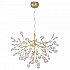 Подвесная люстра Crystal Lux Evita SP63 Gold/Transparent