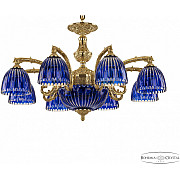 Подвесная люстра Florence 71212P/8/210 G P1 D Clear-Blue/H-1K