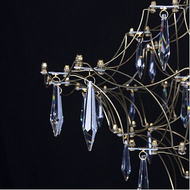 Подвесная люстра Mira 10259/800 Gold Asfour