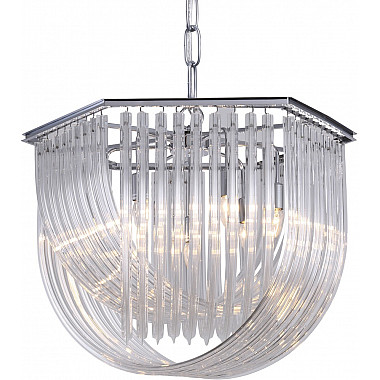 Подвесная люстра Murano Glass KR0116P-7L/A chrome