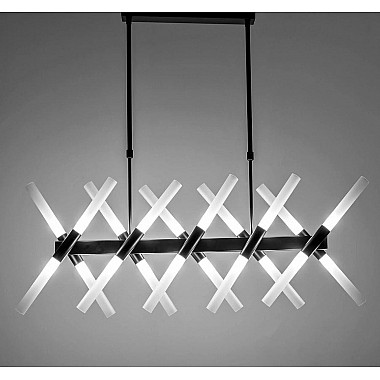 Подвесная люстра Lumina Deco Alford LDP 6036-20 BK