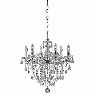 Подвесная люстра Ideal Lux Florian SP6 Cromo 035628