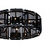 Подвесная люстра iLamp Panorama 10490-6P BK