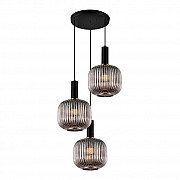 Подвесная люстра Lumina Deco Gato LDP 1217-3 GY+BK