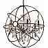Подвесная люстра Foucault'S Orb 5014-D6 rusty