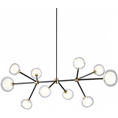 Подвесная люстра Nabila 10101P/10 black/gold