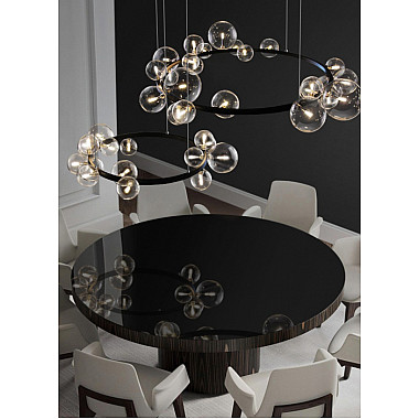 Подвесная люстра Art Deco Bubble 8828P/L black/clear