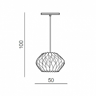 Подвесная люстра Azzardo Ruben M AZ2381