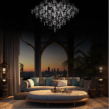 Подвесная люстра Mira 10259/800 Silver Asfour