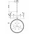 Подвесная люстра Puntes MOD043PL-06CH