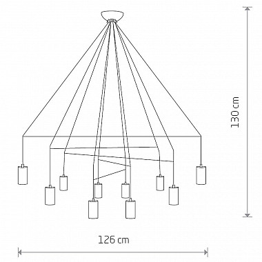 Подвесная люстра Nowodvorski Imbria 7954