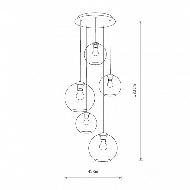 Подвесная люстра Nowodvorski Vetro 7642