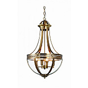 Подвесная люстра Capitol KM0287P-4 antique brass