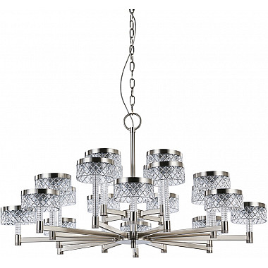 Подвесная люстра Diamond cut MD21020075-20A satin nickel