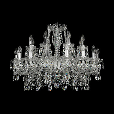 Подвесная люстра 1411 1411/16+8/300 Ni