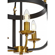 Подвесная люстра Berling LDP 8024-3 BK+MD
