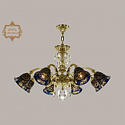 Подвесная люстра 31.31 31.31.8.NV215IV.150SP.G.Sp.Amber.Blue.1B